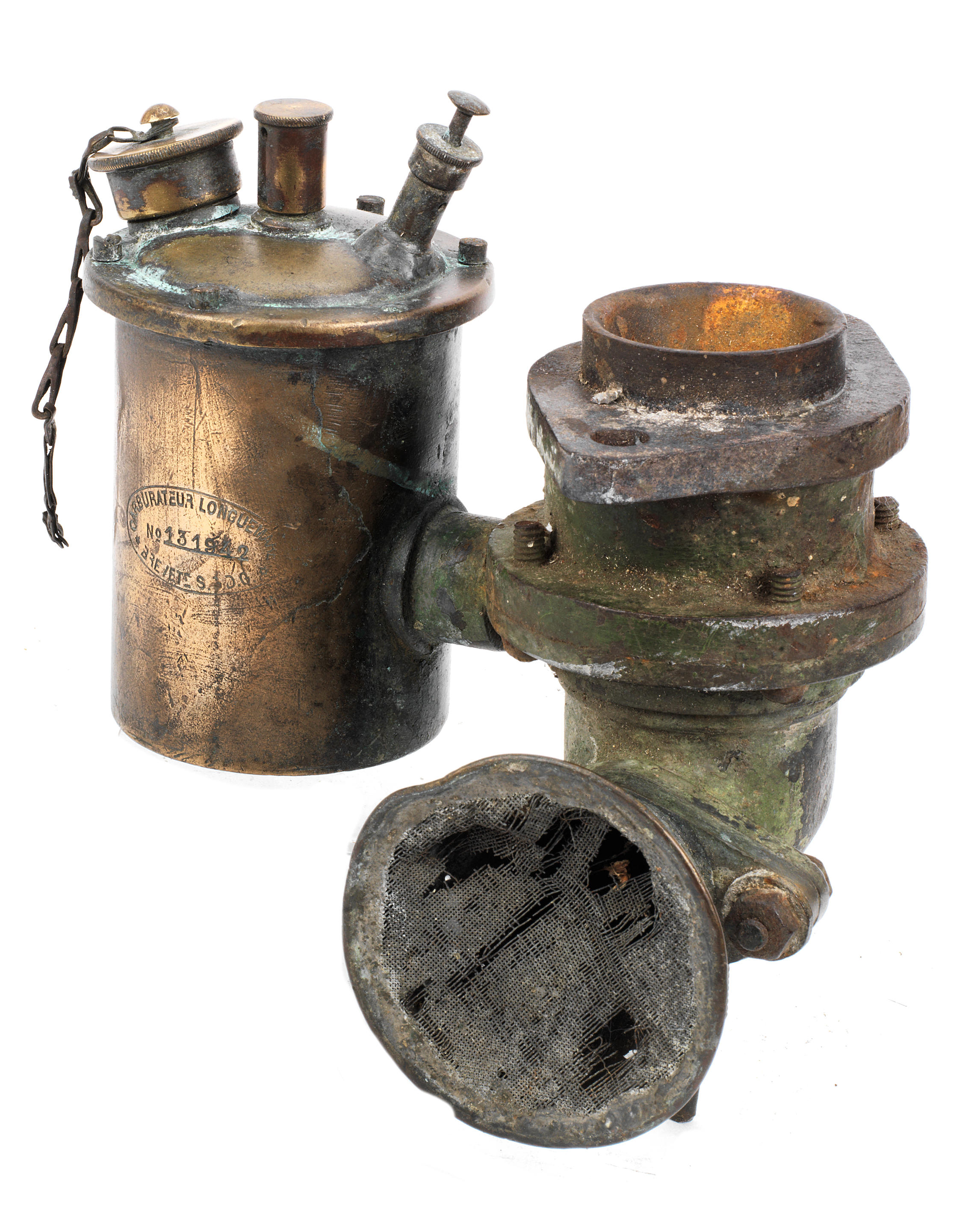 Bonhams Cars : A bronze Longuemare carburettor, French,