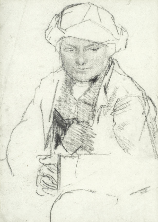Sir George Clausen, RA, RWS(British, 1852-1944)Study of a dutch girl