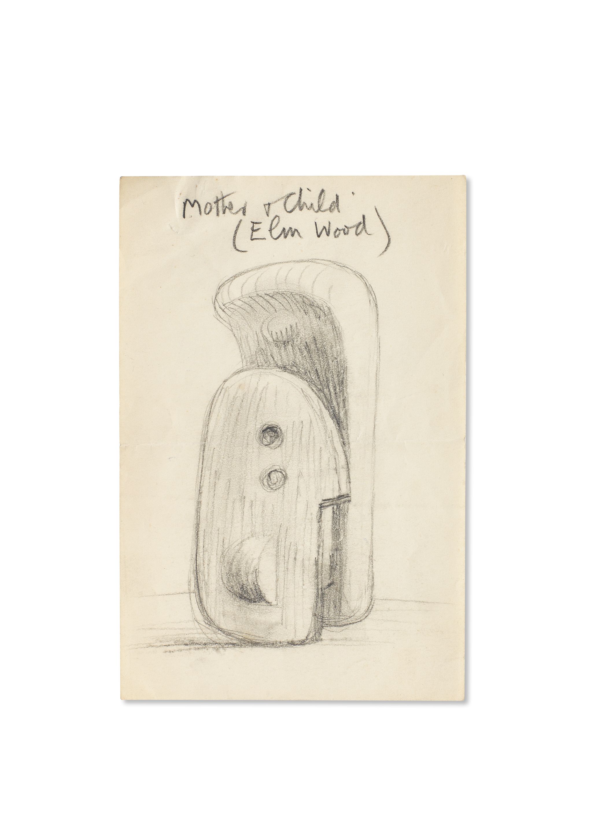 Sketch of 'Mother and Child'