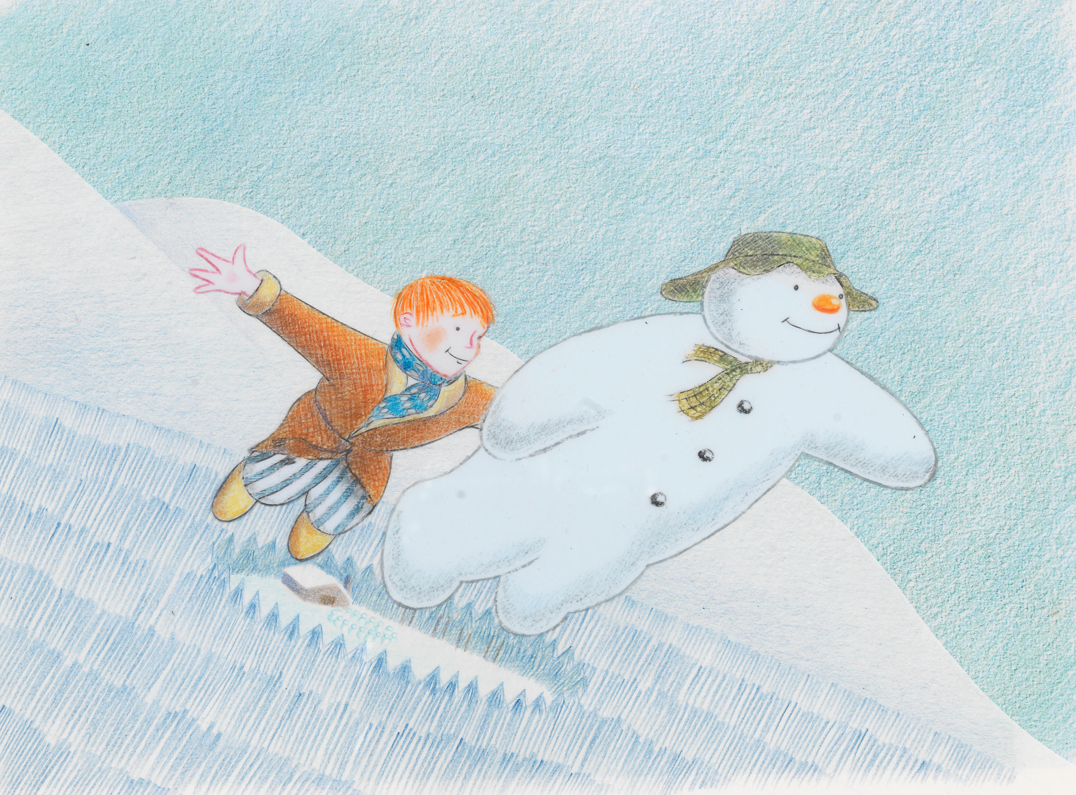 Bonhams The Snowman An Original Animation Cel Of The Snowman And