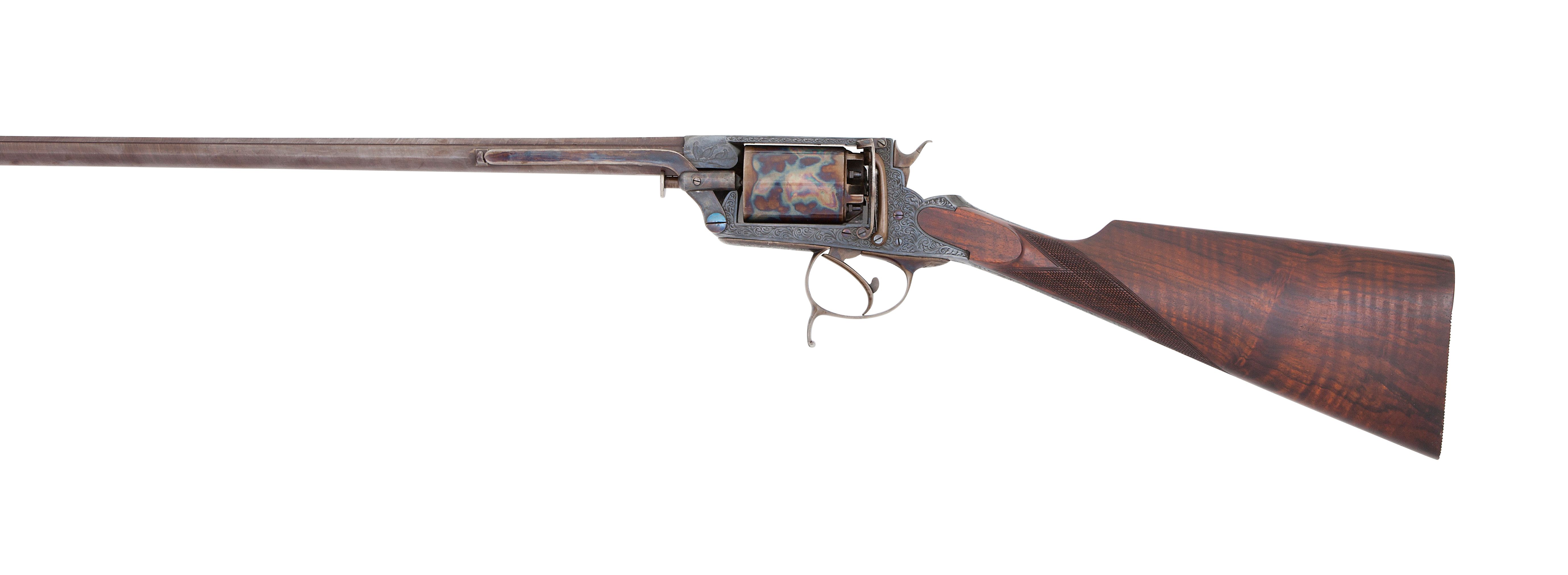 Bonhams : A 25-Bore Percussion Adams Patent Double-Action Five-Shot ...