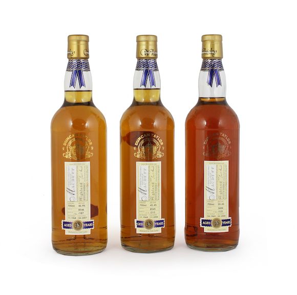 Bonhams MacDuff36 year old1969 MacDuff38 year old1968 MacDuff38