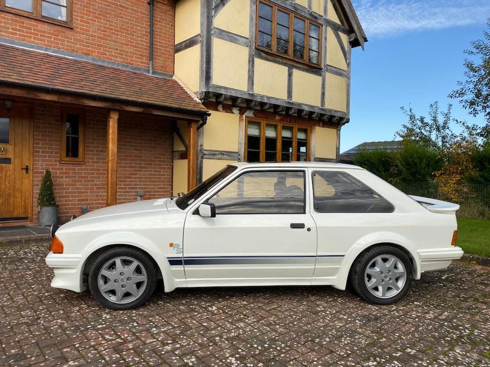 Bonhams The Bec Collection 1986 Ford Escort Rs Turbo Chassis No Wfobxxgcabfr