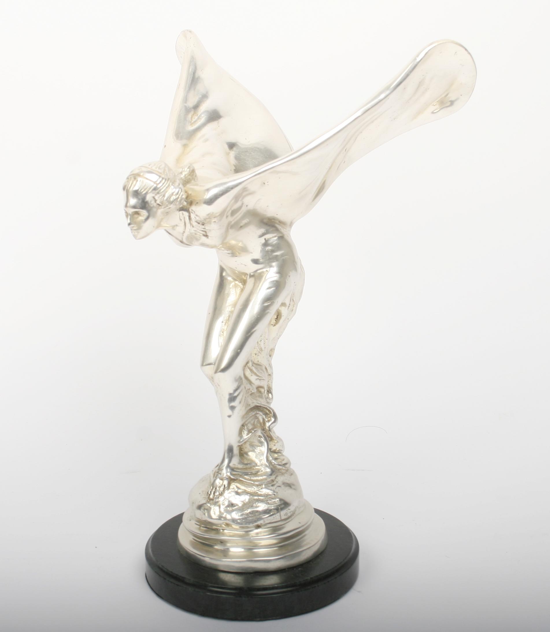 Bonhams Cars : A decorative statuette modelled on the Spirit of Ecstasy ...