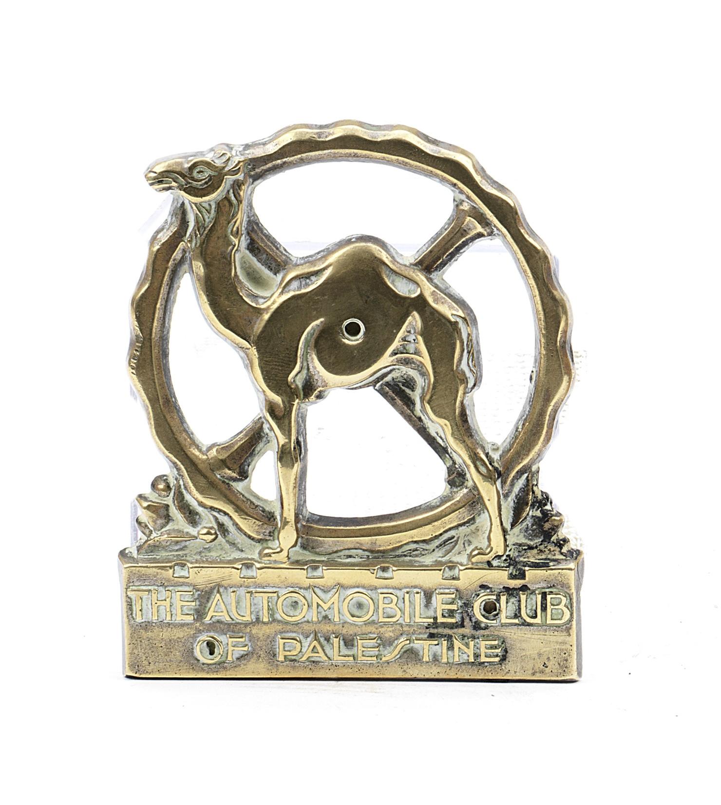 Bonhams Cars An 'Automobile Club of Palestine' member's badge, 1930s,