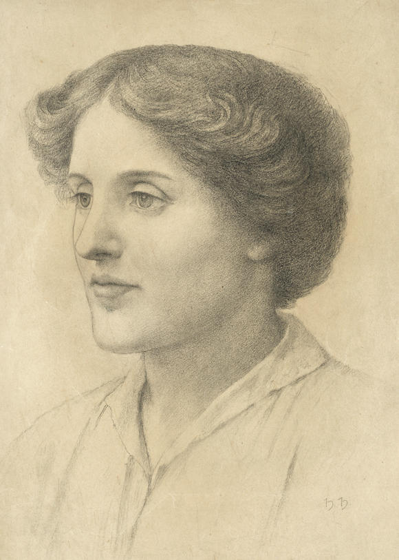 Bonhams : Henry Holiday (British, 1839-1927) Portrait of Helena ...