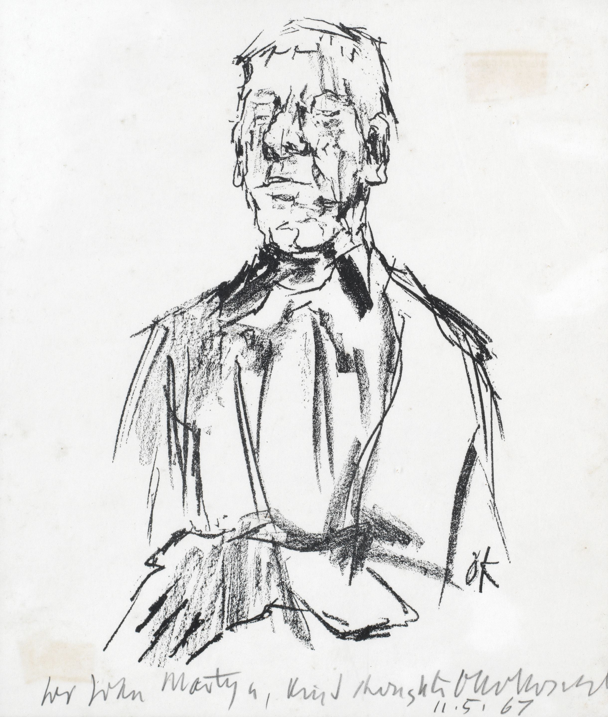 Bonhams Oskar Kokoschka Austrian 1886 1980 Oskar Kokoschka Self