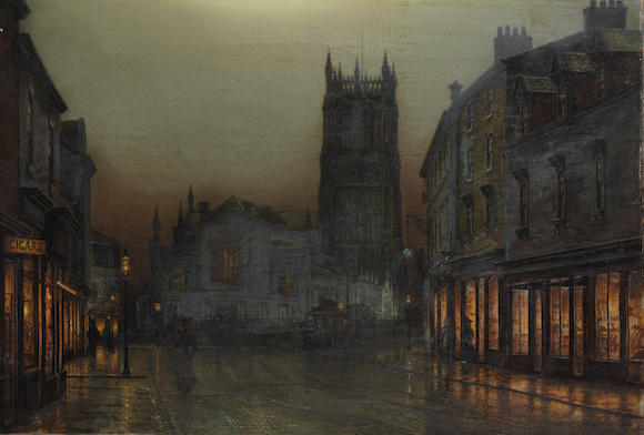 Bonhams : Louis H. Grimshaw (british, 1870-1944) The Parish Church, Leeds