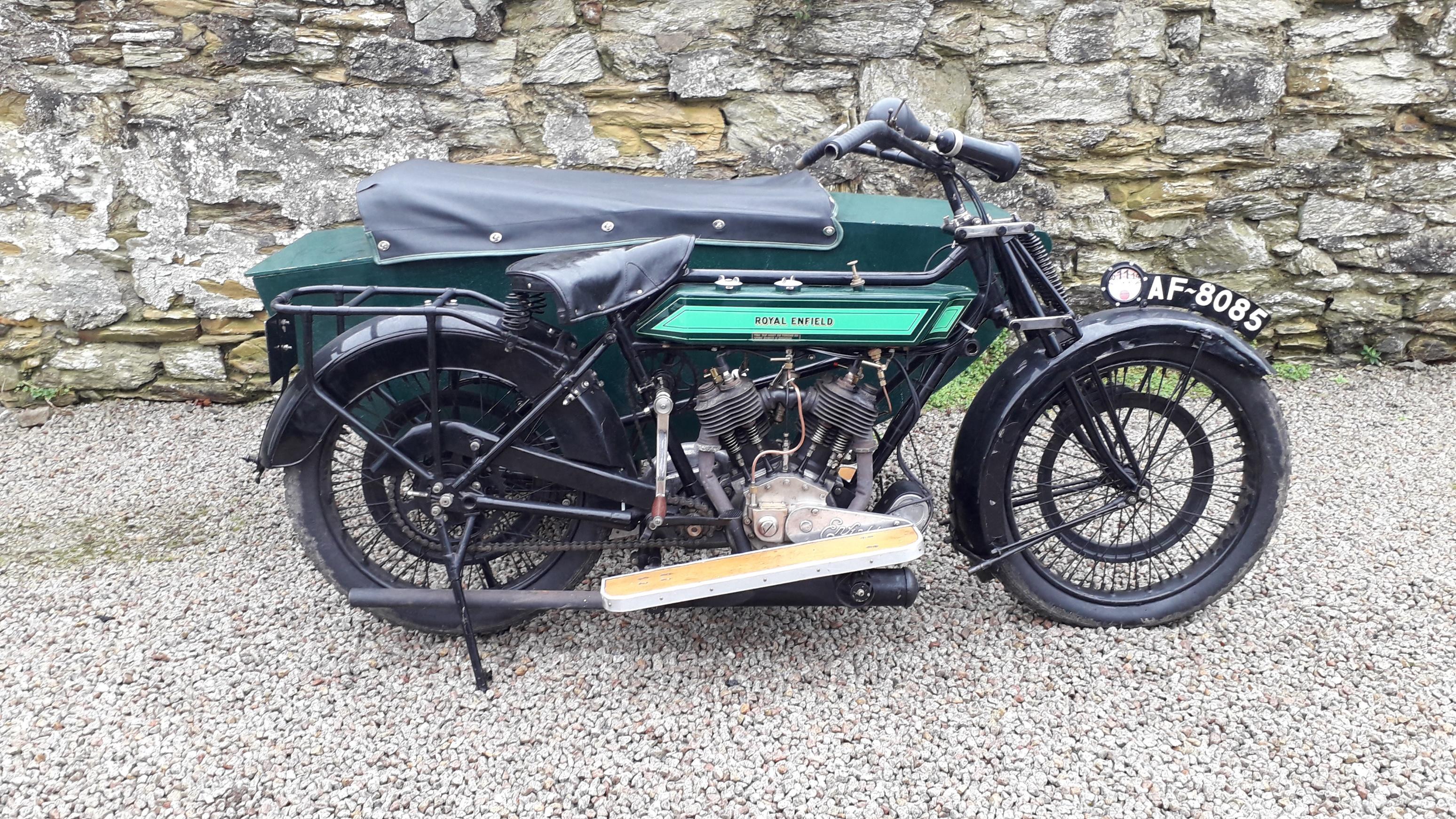 1924 Royal Enfield 8hp Motorcycle Combination