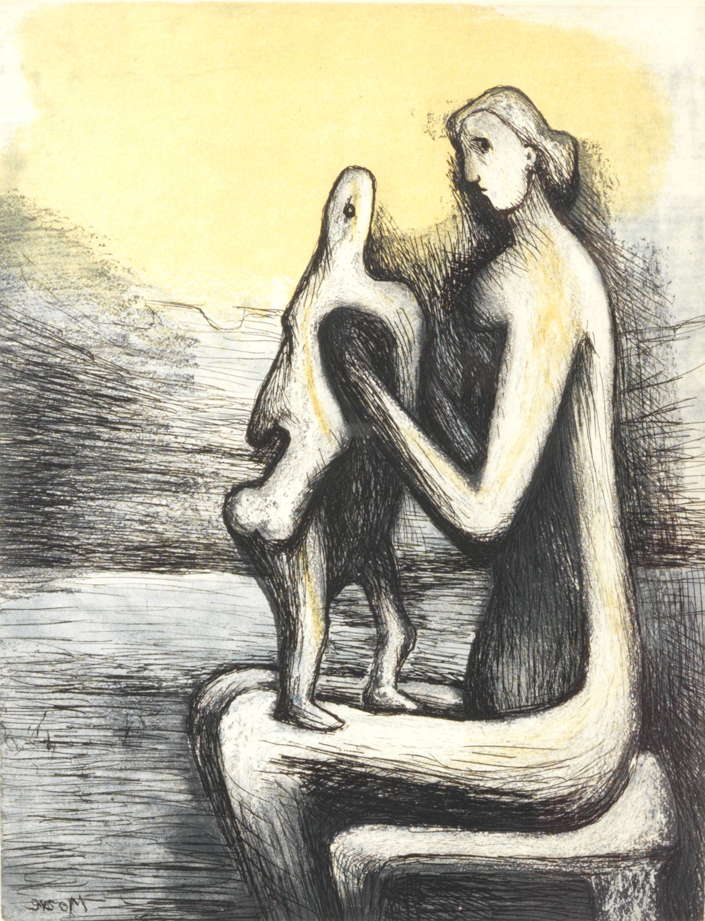 Plate IV, from 'Mother and Child'