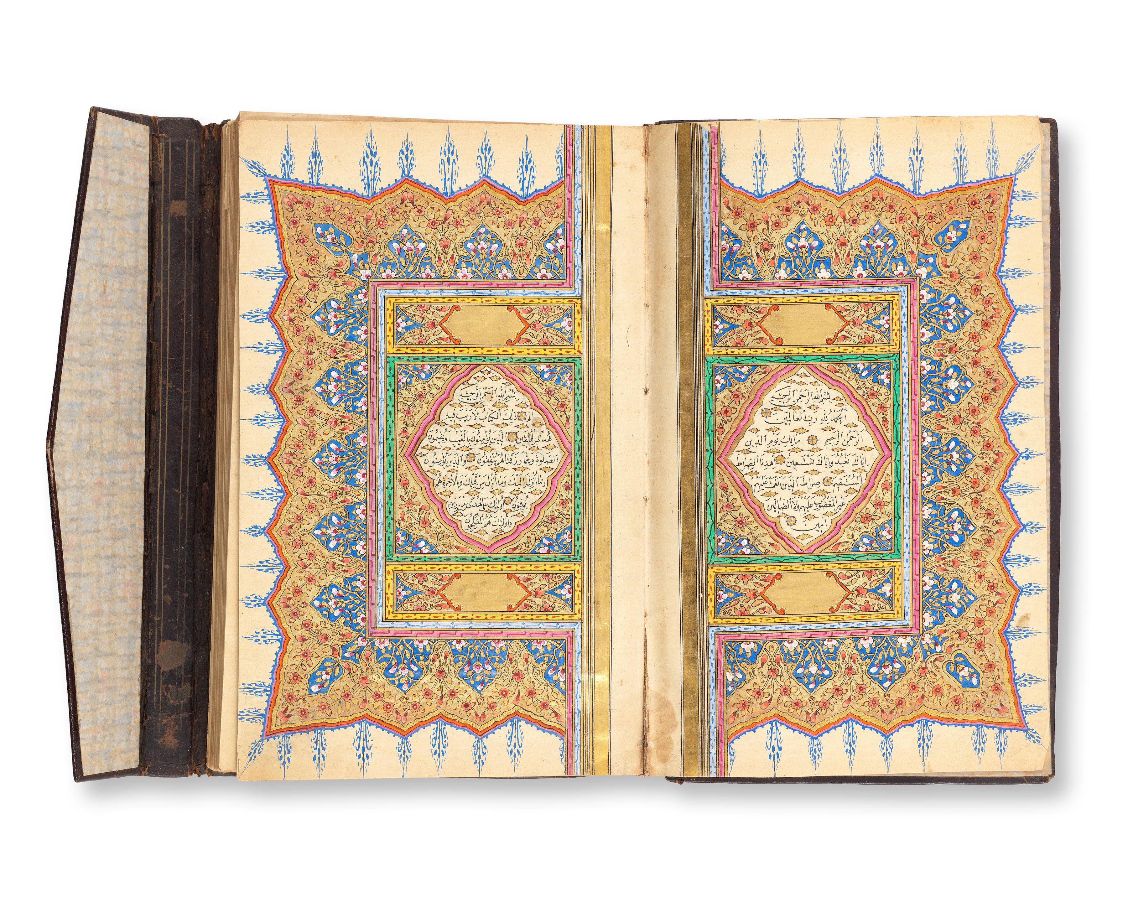 Bonhams An Illuminated Qur An Copied By Ibrahim Al Zakai A Pupil Of Ali Al Zuhdi Ottoman