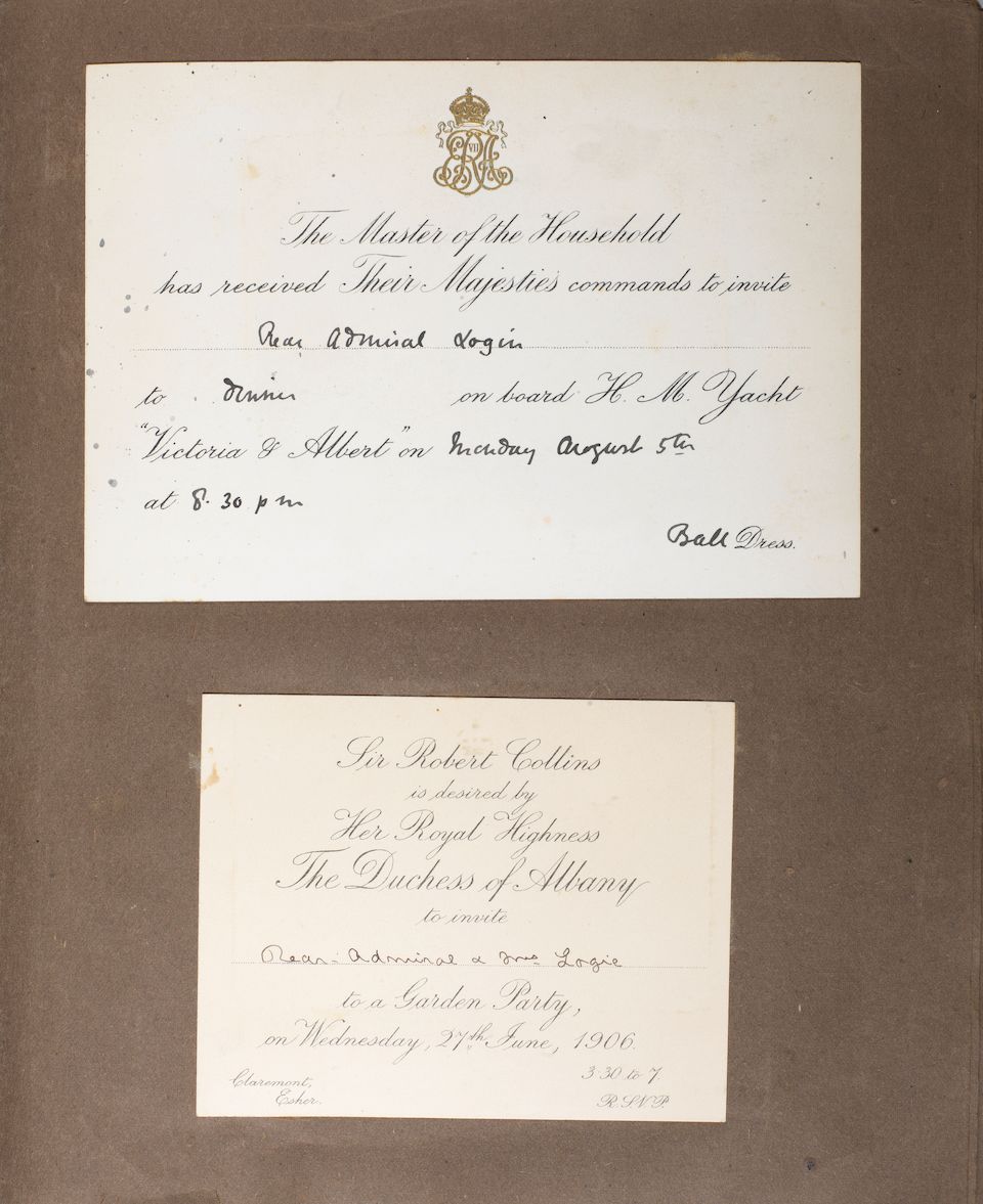 Bonhams Two Albums From The Login Family Collection The First 