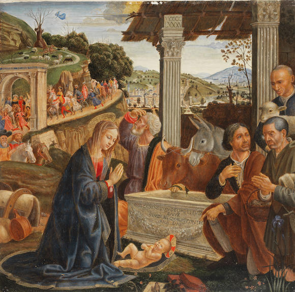 Bonhams : After Domenico Ghirlandaio, 20th Century The Adoration of the ...