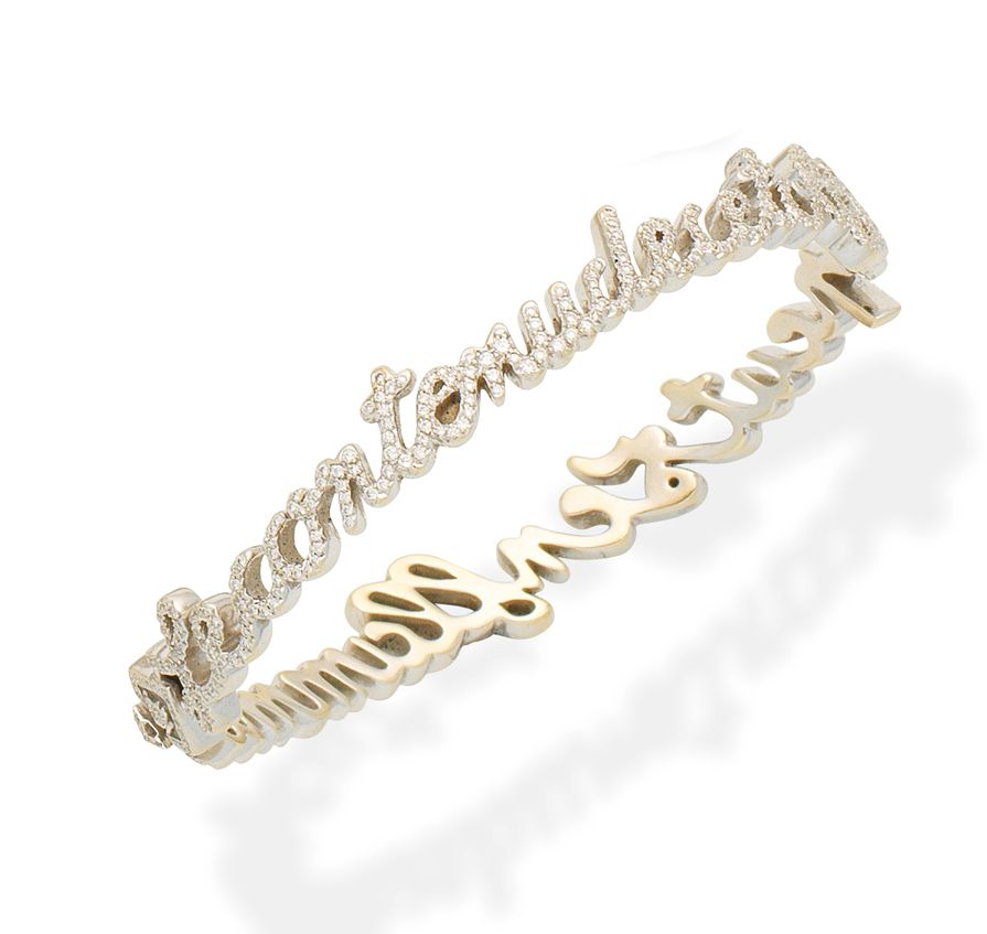 An 'Ecriture' bangle, by Lorenz Bäumer