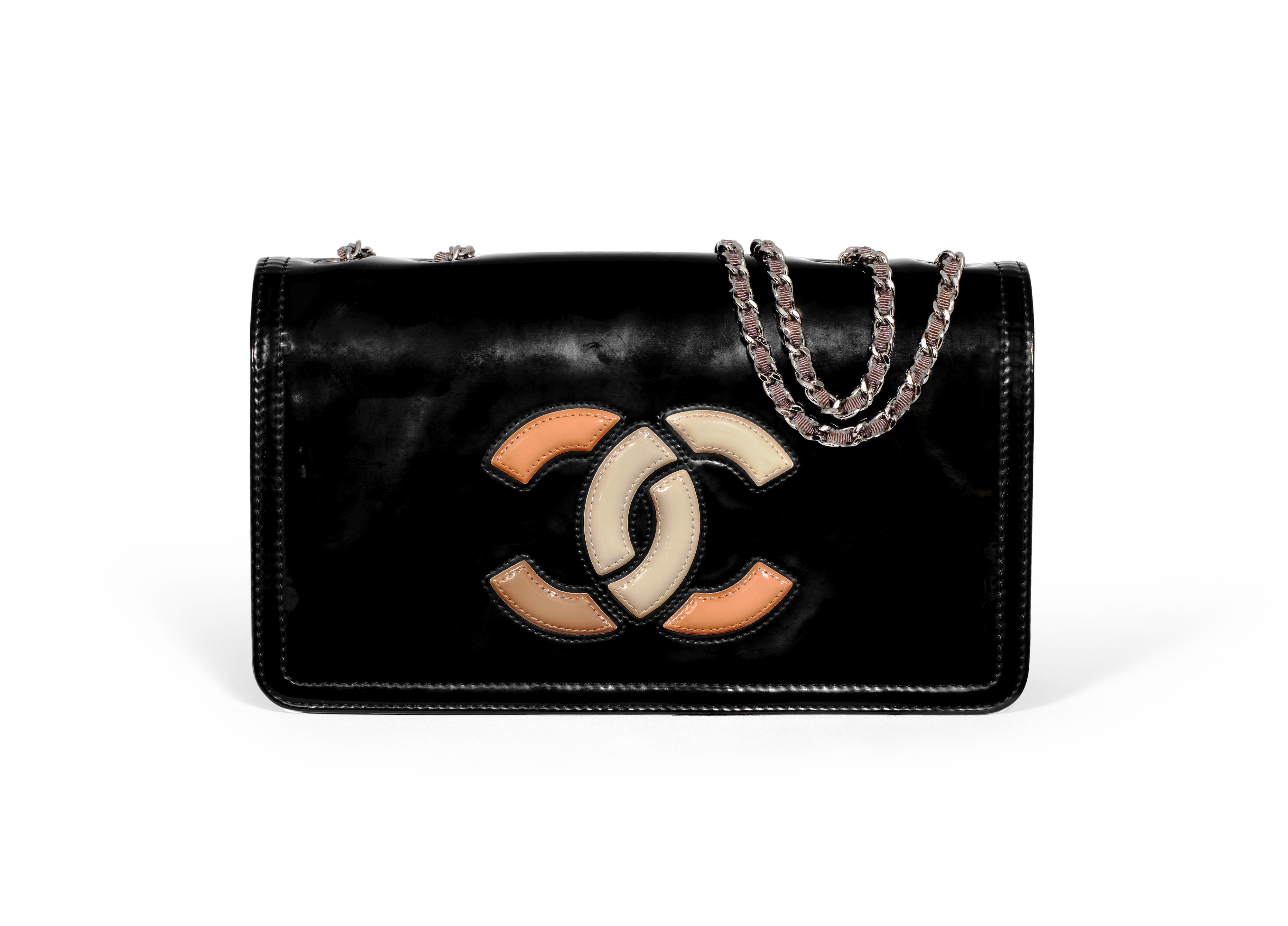 Chanel Calfskin Quilted Cambon Ligne Pochette Fashion Women