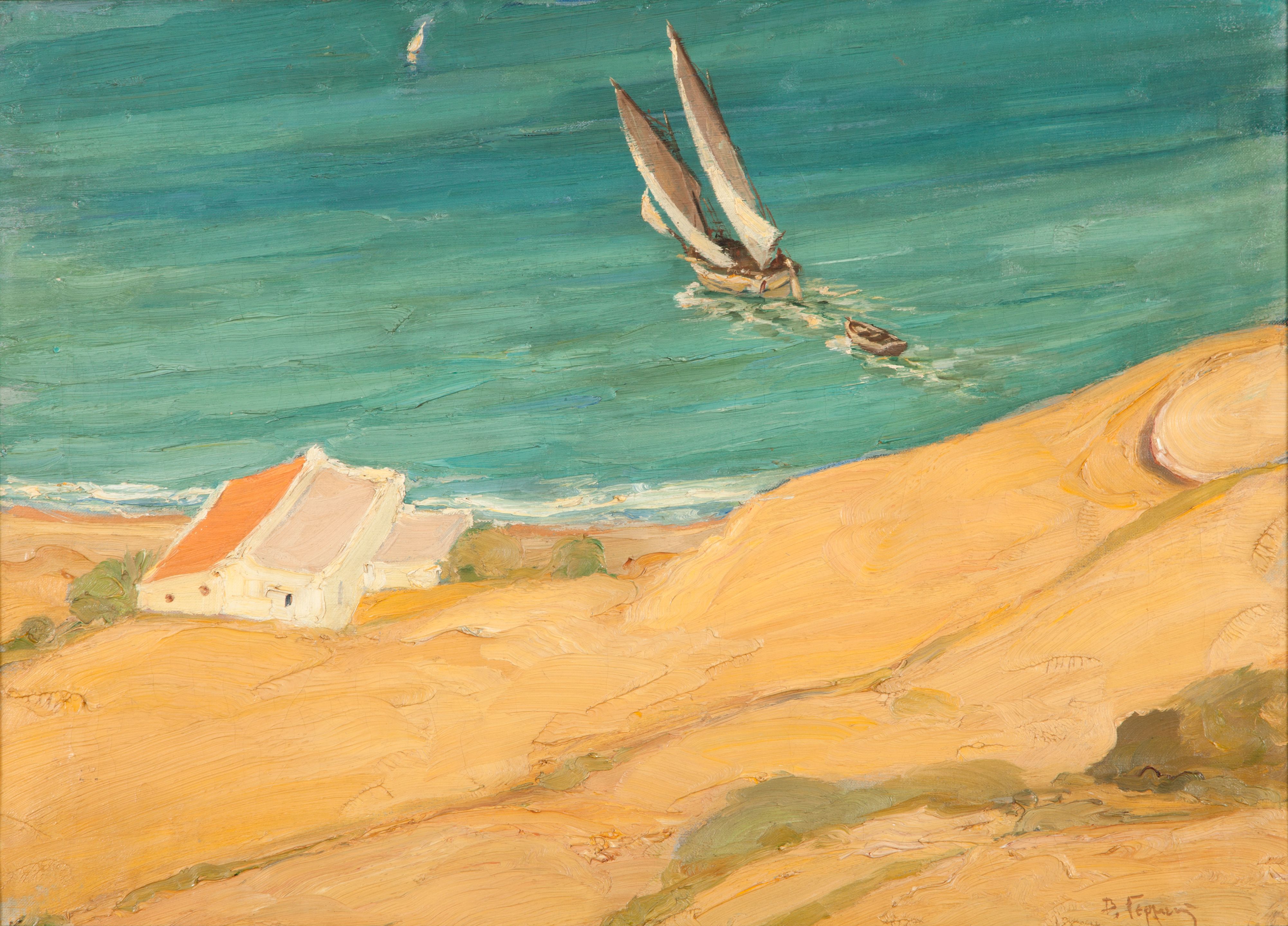 bonhams-vassilis-germenis-greek-1896-1966-sailing-53-x-73-cm