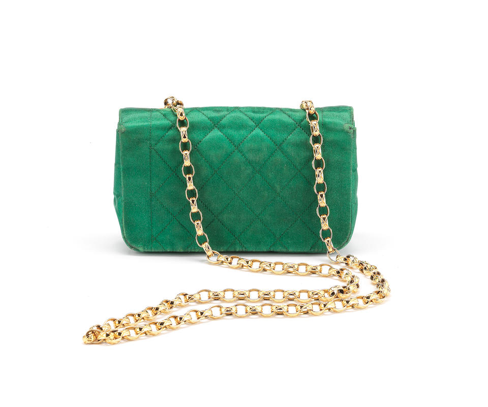 chanel mini green