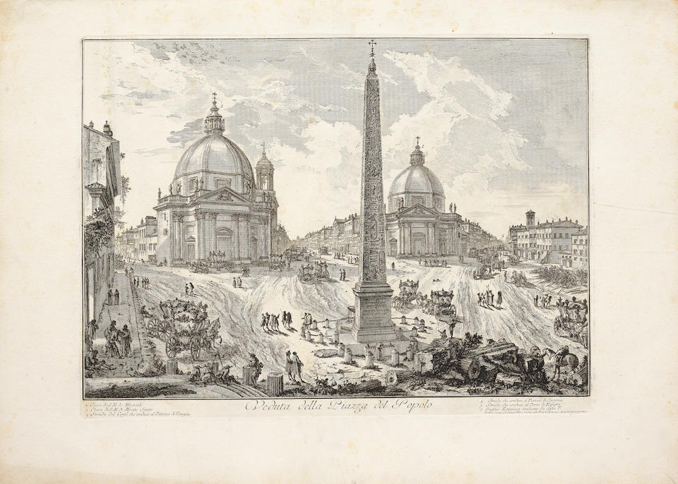 Bonhams : Giovanni Battista Piranesi (1720-1778) Seven Plates, from ...