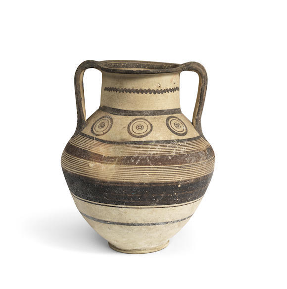 Bonhams : A Cypriot bichrome ware amphora