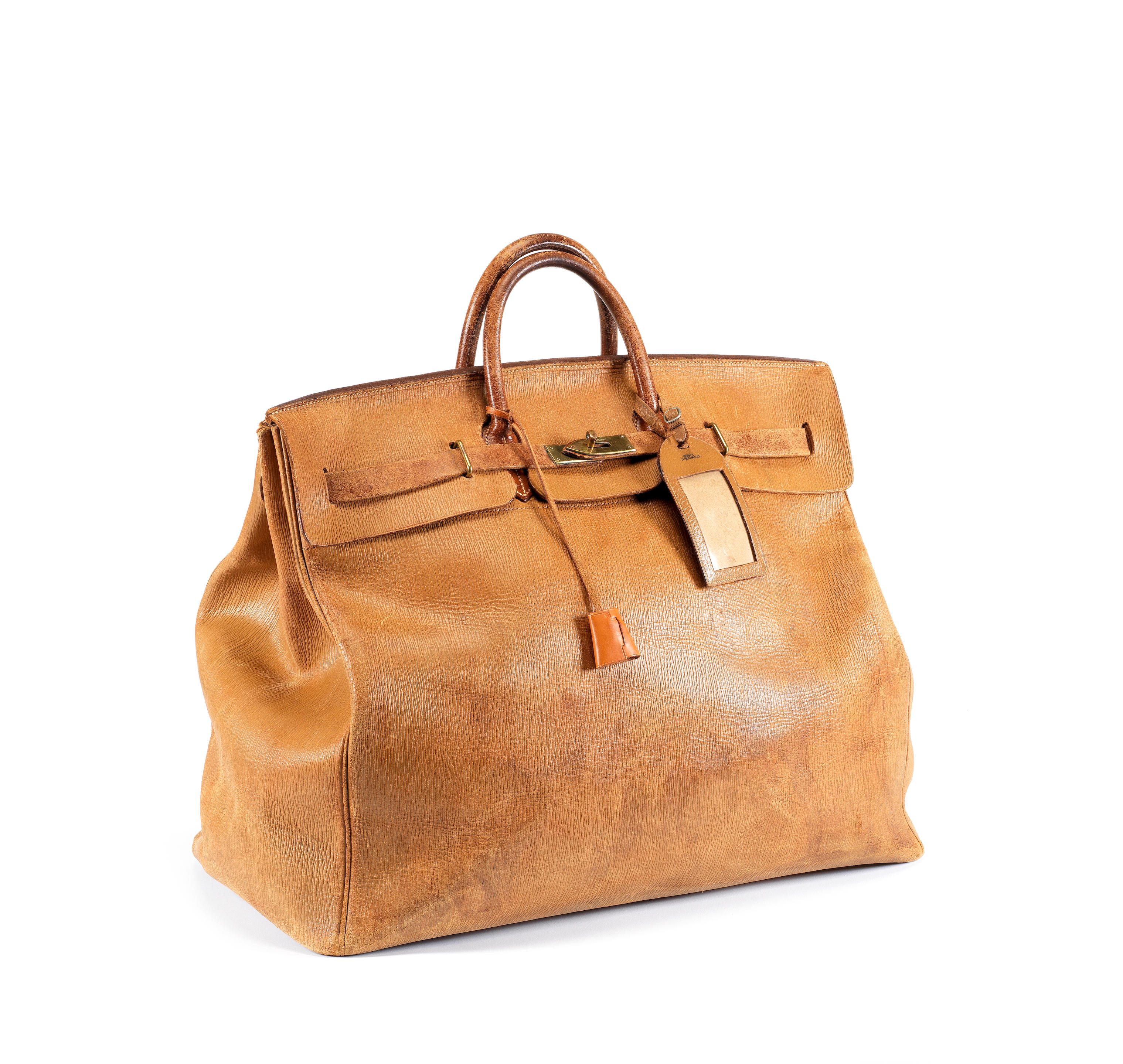 Hermes HAC 50 Cognac Ostrich