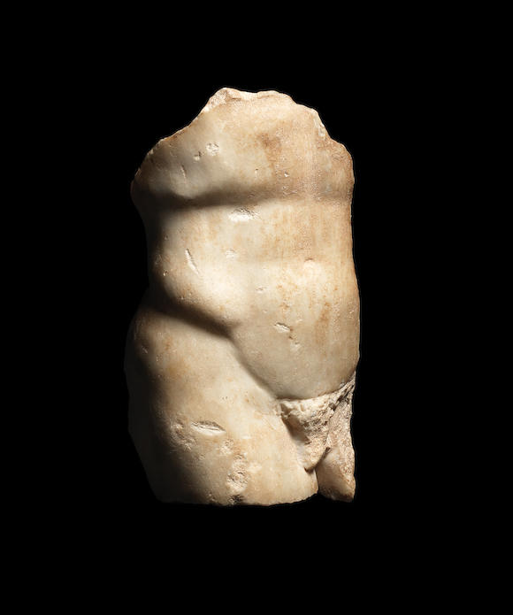 Bonhams : A fragmentary Roman marble male torso