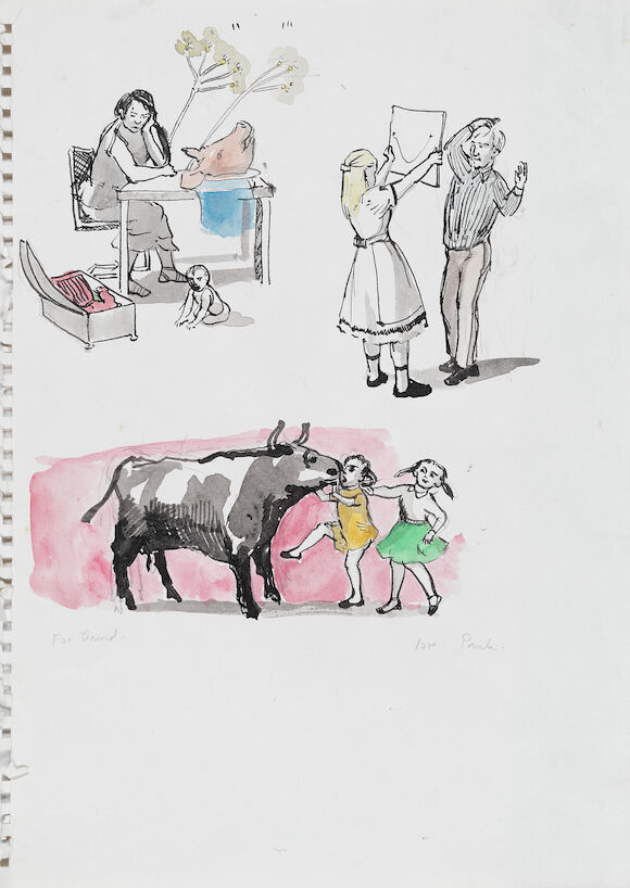 Bonhams : Dame Paula Rego R.A. (British, born 1935) Studies of David ...