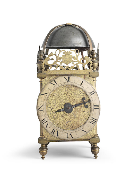 Bonhams : A unique and important dated 17th century lantern clock