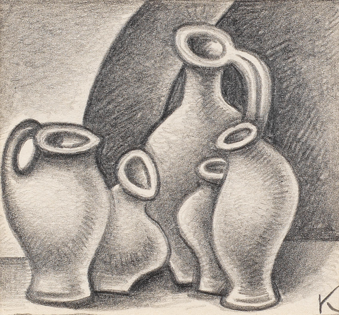 Grisha Bruskin Russian, B. 1945 Untitled (figures)
