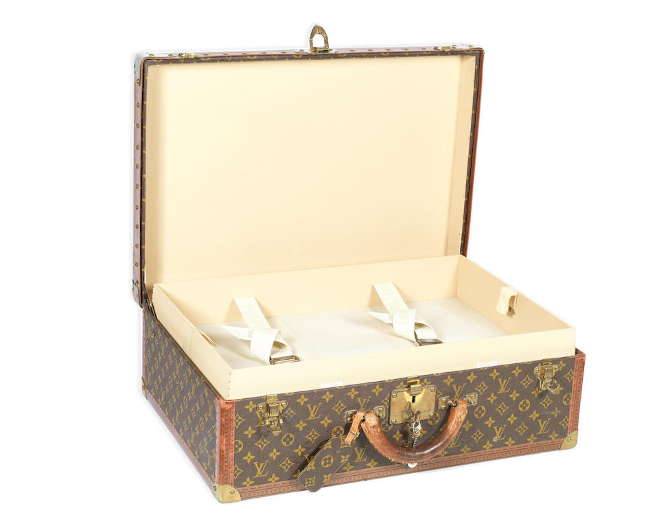 Bonhams : Monogram Alzer 60 Suitcase, Louis Vuitton, 1990s, (Includes ...