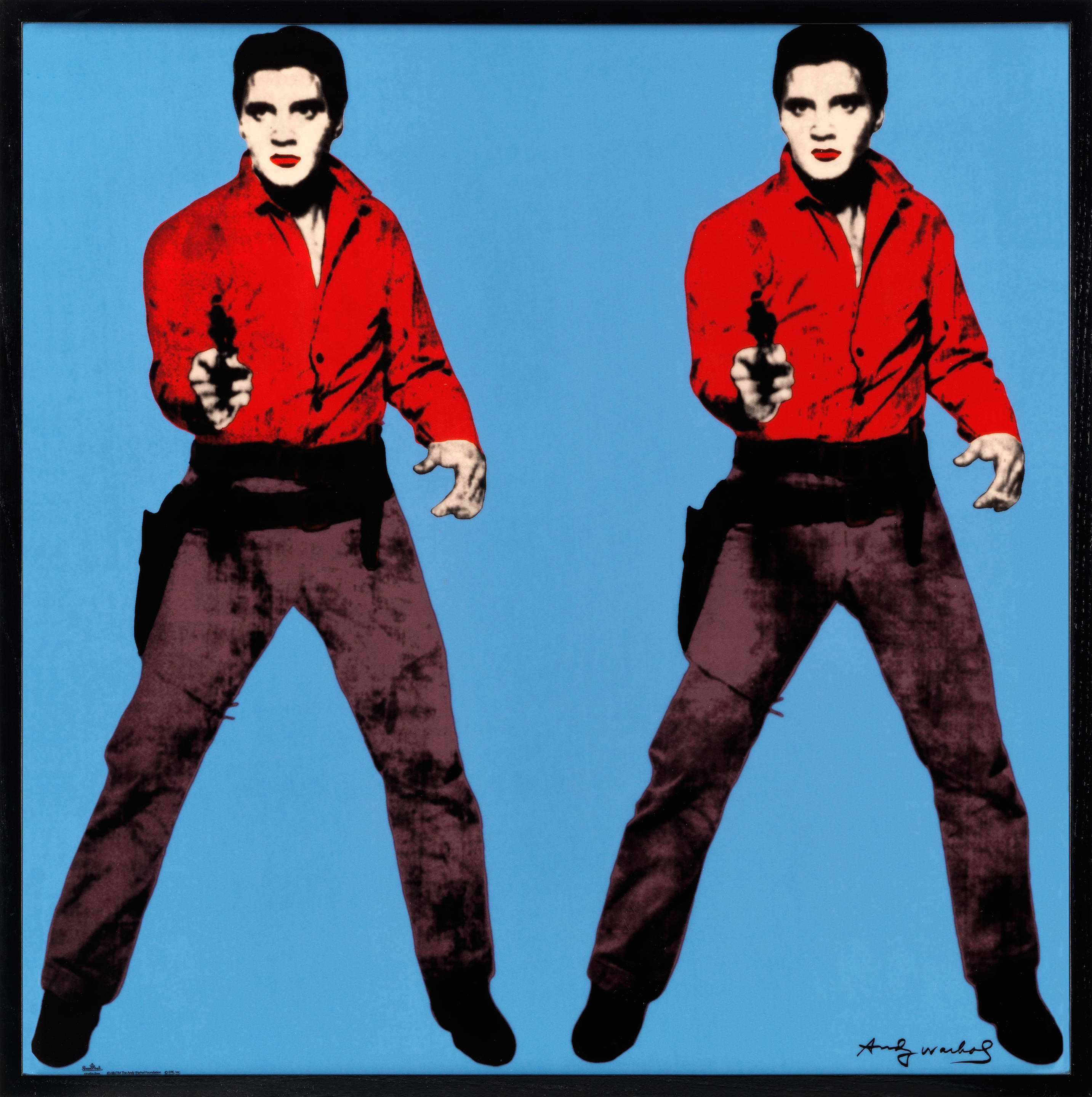 Bonhams : After Andy Warhol (1928-1987) Elvis (Blue) (co-published by Rosenthal  Studio-Line, Selb and The Andy Warhol Art Foundation for the Visual Arts,  Inc., New York, with the manufacturer's mark. Housed in