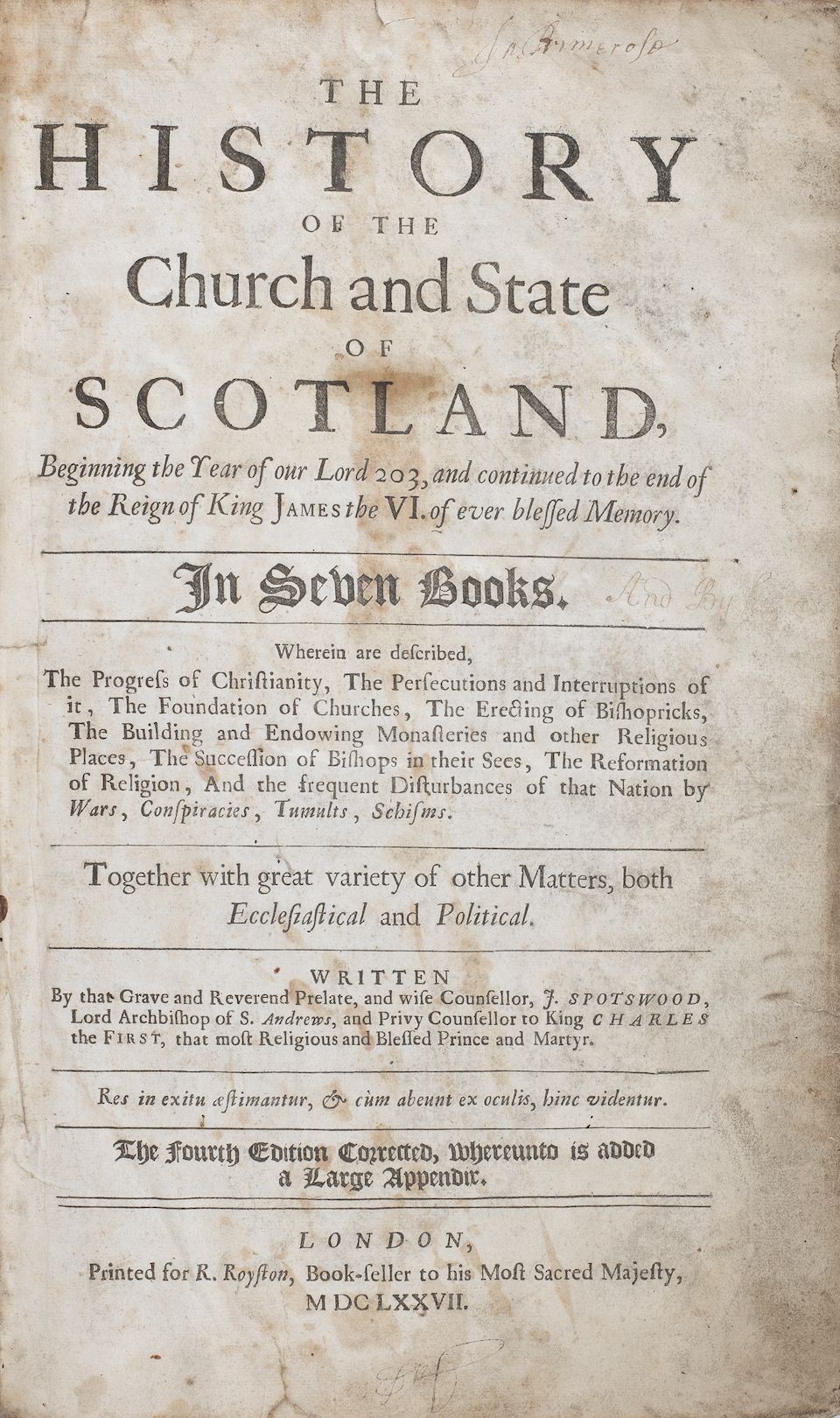 Bonhams SCOTTISH LAW The Acts of the Parliaments of Scotland, 13 vol