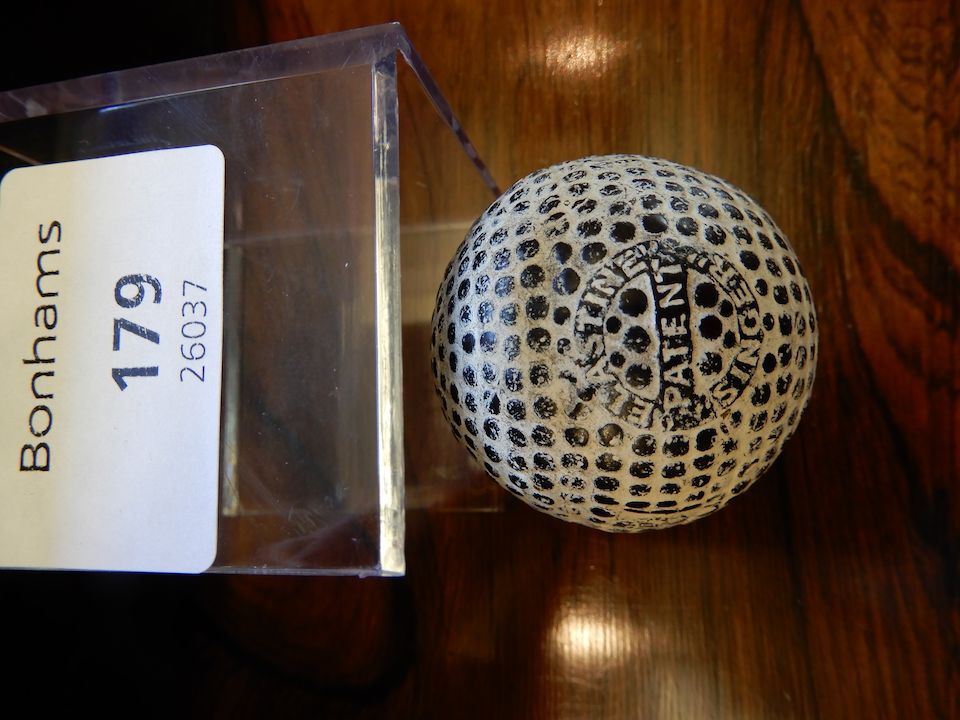 Bonhams THE IMPROVED GOLF BALL COMPANY A 'ELASTINE SINGER PATENT