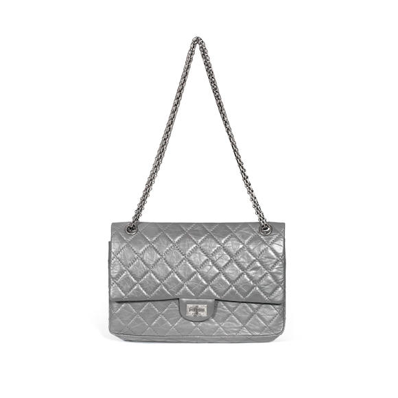 Grey Reissue 277 Double Flap Bag, Chanel, c. 2008-2009, (Includes serial  sticker) - Bonhams
