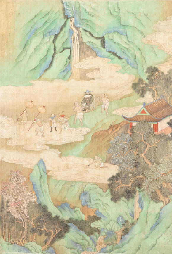 Bonhams : In the manner of Jiao Bingzhen (active 1689-1726) Zhong Kui ...