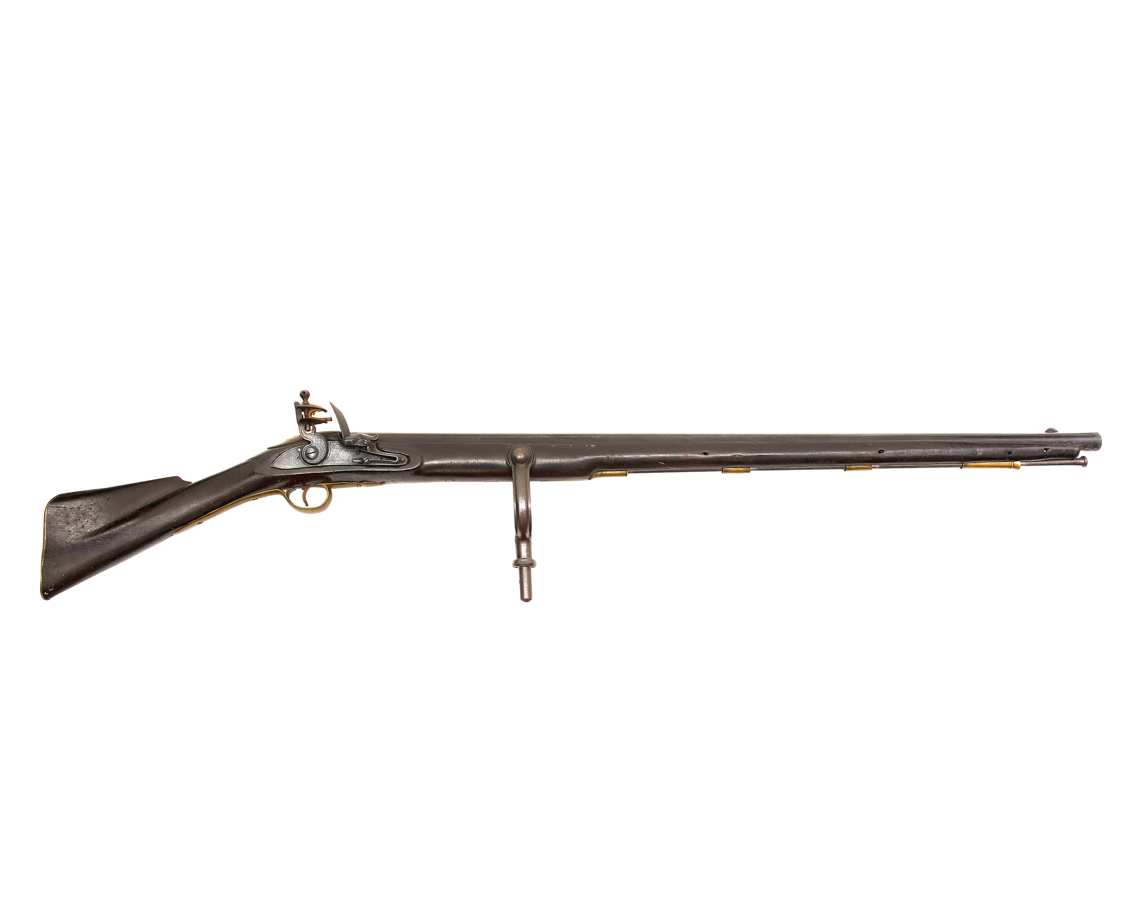 bonhams-a-rare-massive-6-bore-flintlock-east-india-company-wall-piece