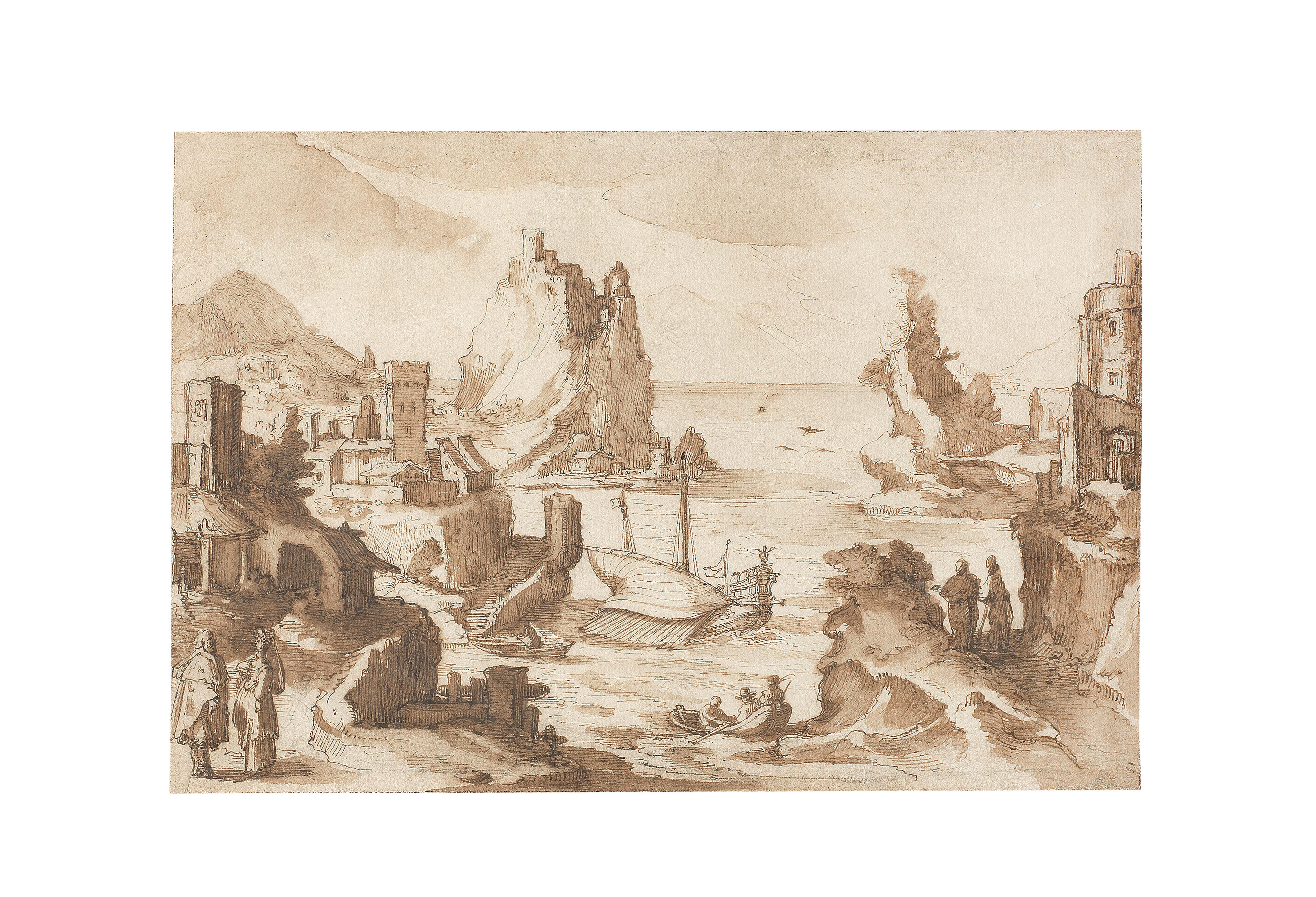 Bonhams : Remigio Cantagallina (Florence circa 1582-1656) A wooded