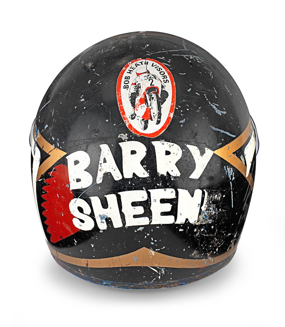 Barry Sheene's 1977 AGV X3000 Prototype Helmet