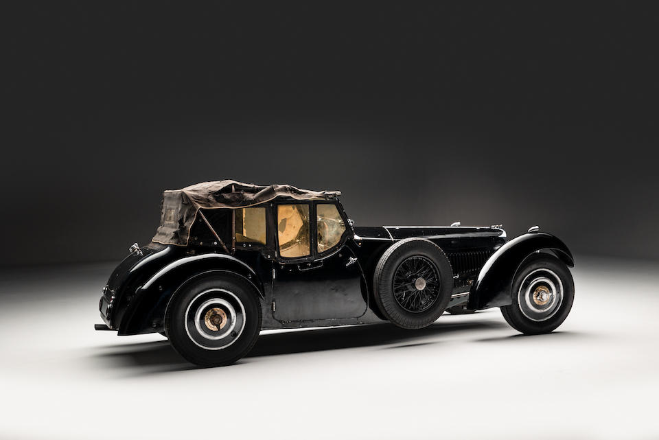 Offered from preservation within a single ownership for the past 51 years - The ex-Sir Robert Ropner/Rodney 'Connaught' Clarke/Bill Turnbull,1937 Bugatti Type 57 Surbaisse 3.3-Litre Four-Seat Sports Grand Routier 'Dulcie'  Chassis no. 57503 Engine no. 16S