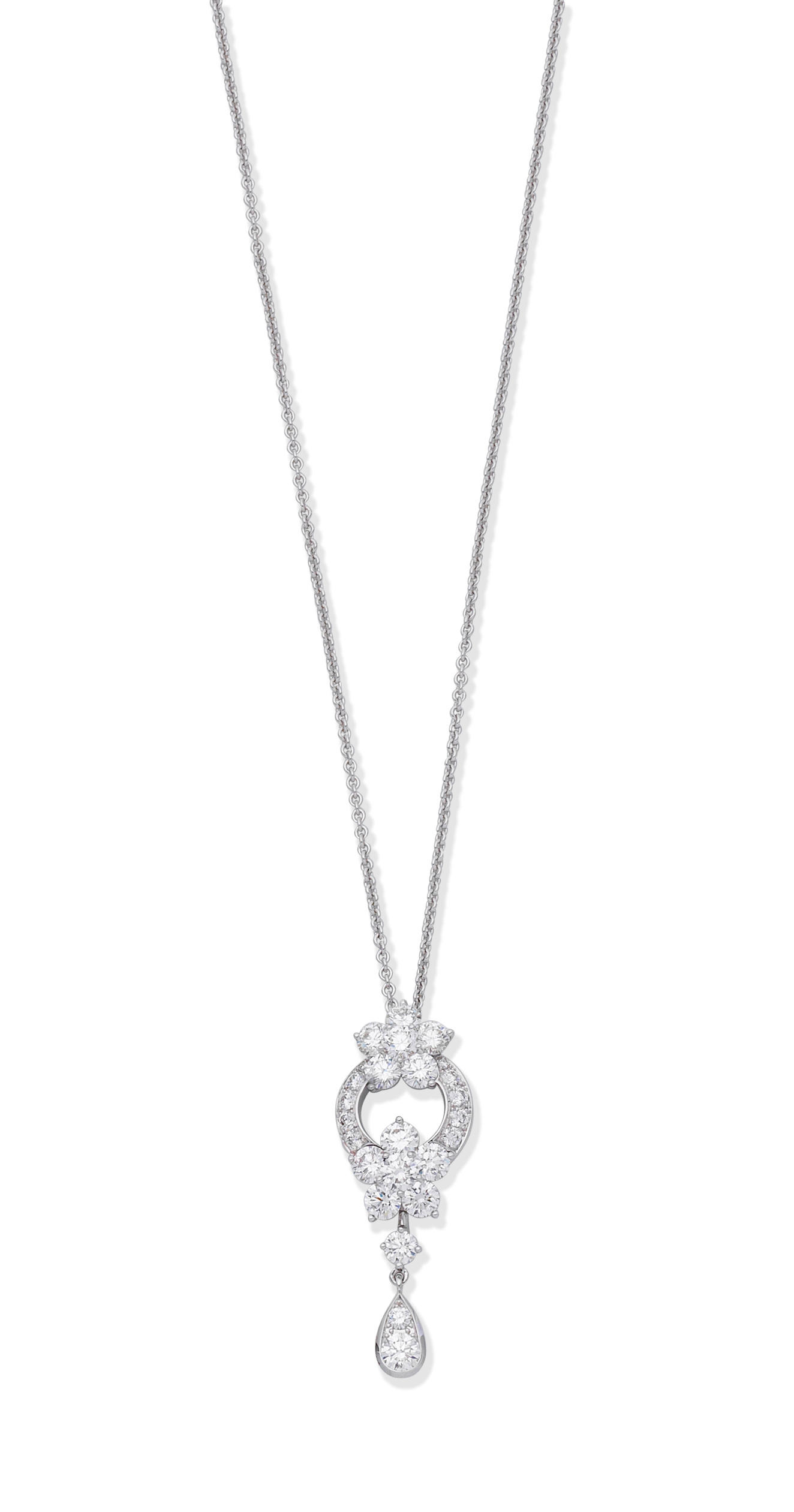 Bonhams : GRAFF DIAMOND 'ROSETTE' PENDANT NECKLACE