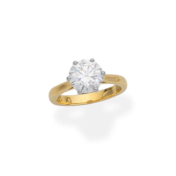Hamilton Inches Rings Bonhams : HAMILTON & INCHES: DIAMOND SINGLE-STONE RING