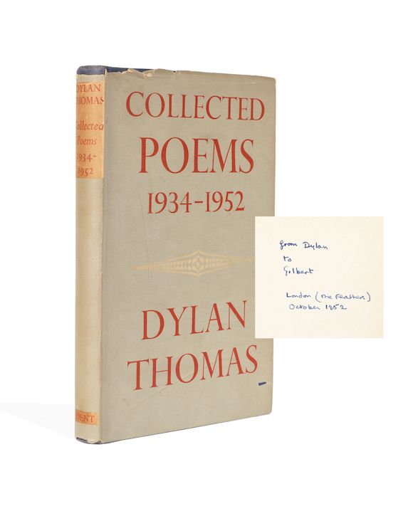Bonhams : THOMAS (DYLAN) Collected Poems 1934-1952, FIRST COLLECTED ...