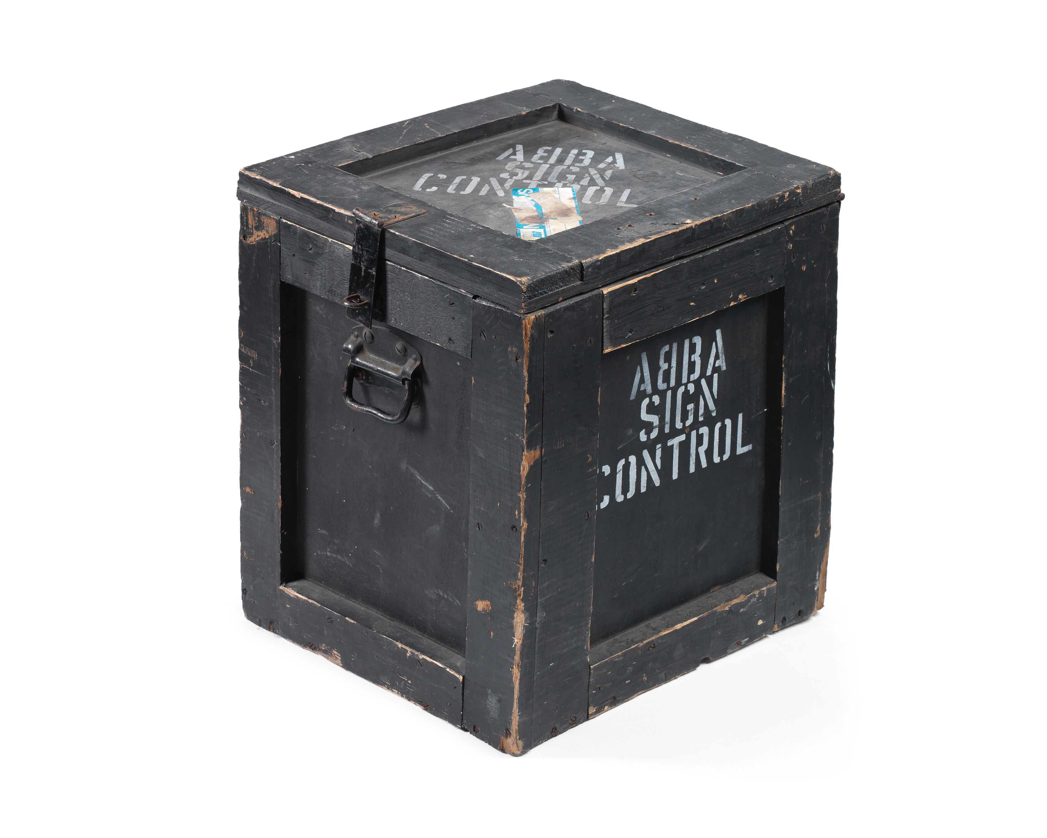 Bonhams : ABBA A wooden control unit case used on tour, circa 1979,