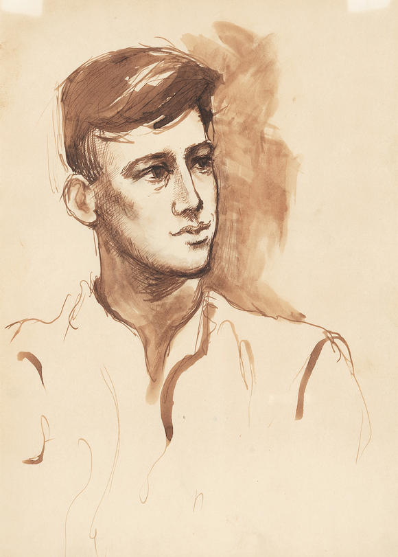 Bonhams : Keith Vaughan (British, 1912-1977) Portrait of a Soldier ...