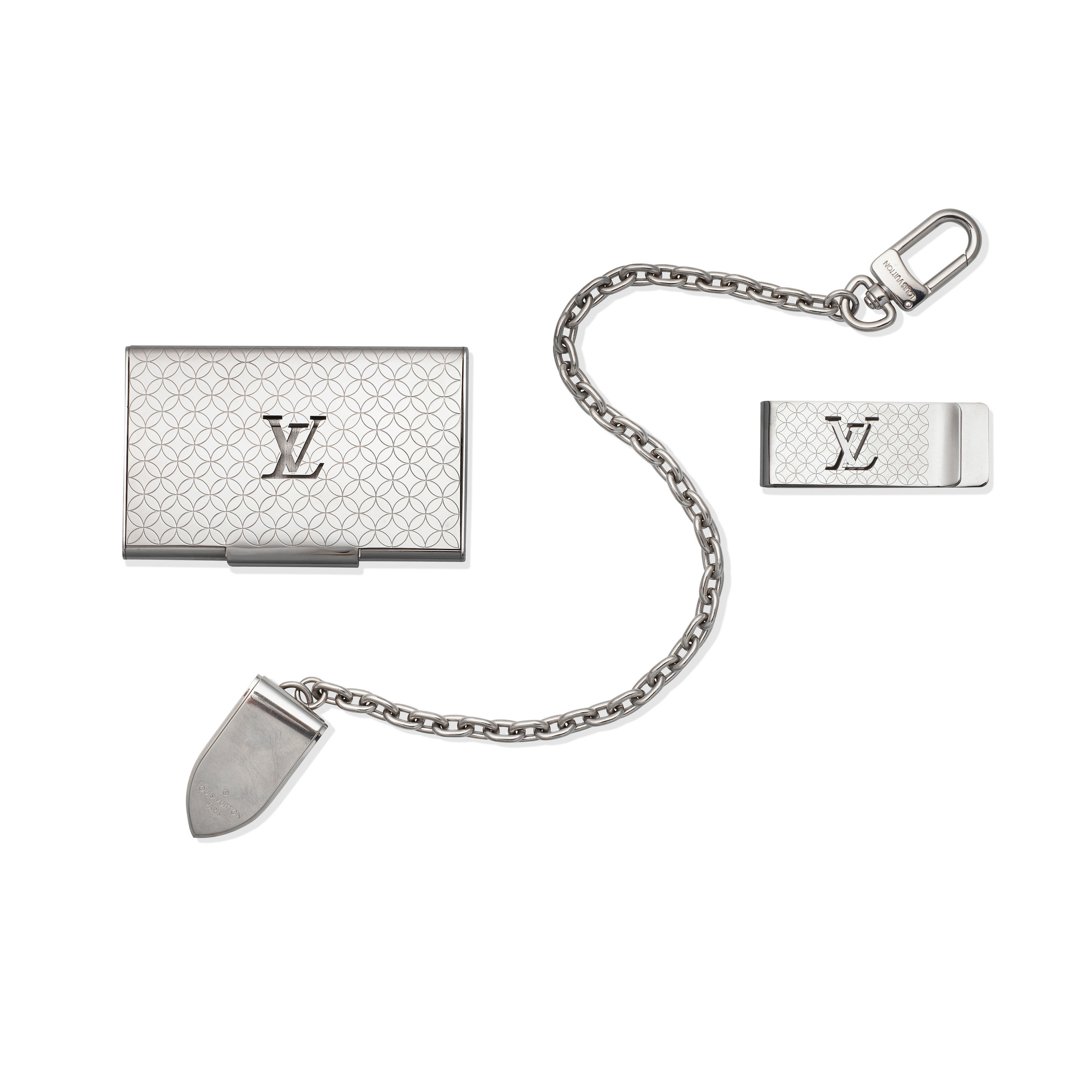 Bonhams : Two Bill Clips and one Card Holder, Louis Vuitton, c. 2012-2013,  (Includes dust bags and boxes)