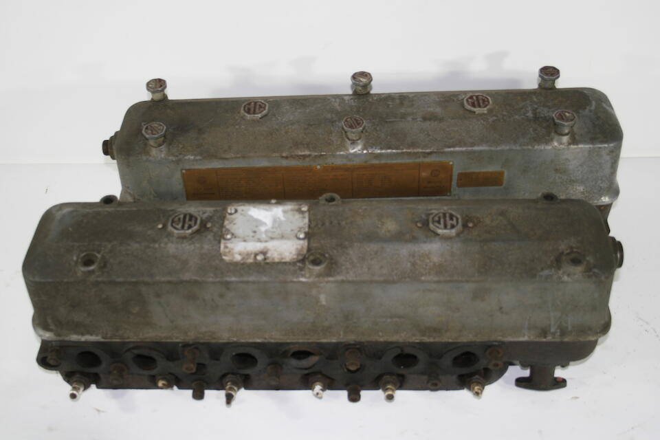 Bonhams Two MG cylinder heads for L type 6 cylinder engines, ((4))