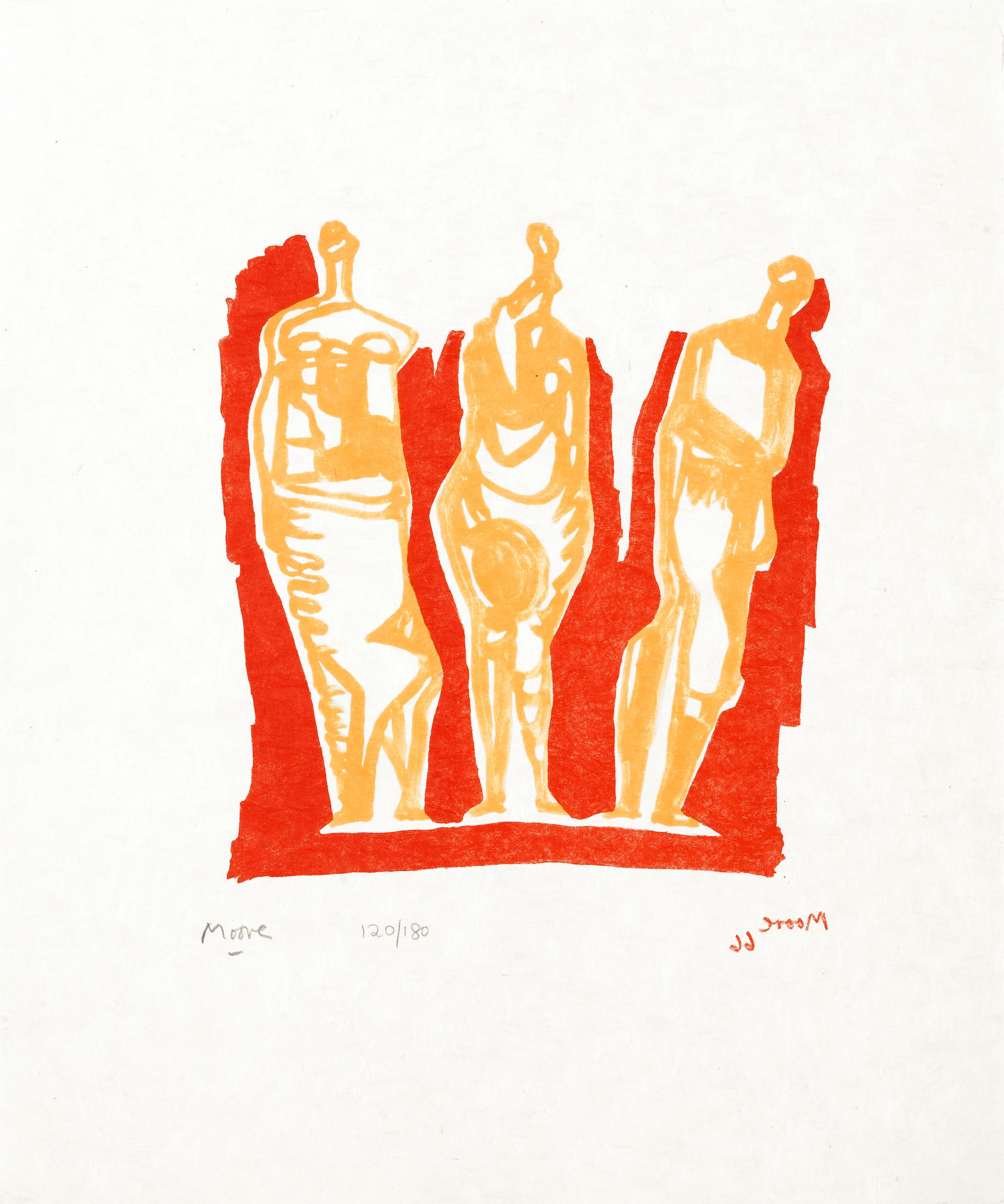 Three Standing Figures