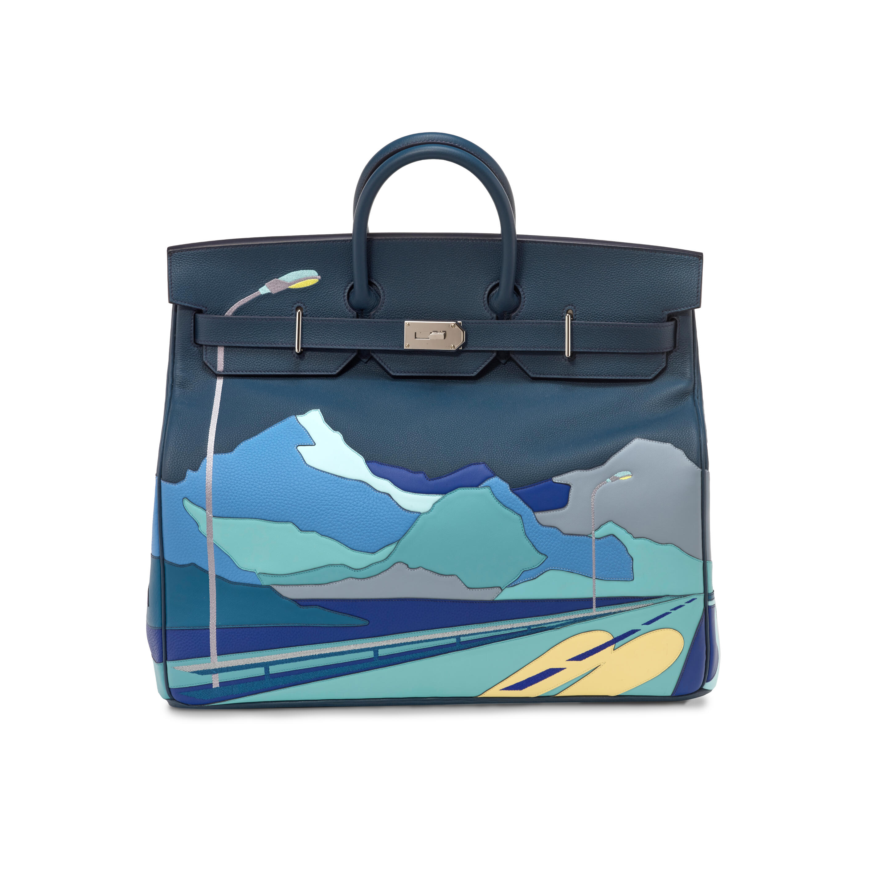 Bonhams HERMES ENDLESS ROAD BIRKIN HAUT A COURROIES 50 HERMES ENDLESS ROAD BIRKIN HAC (HAUT A