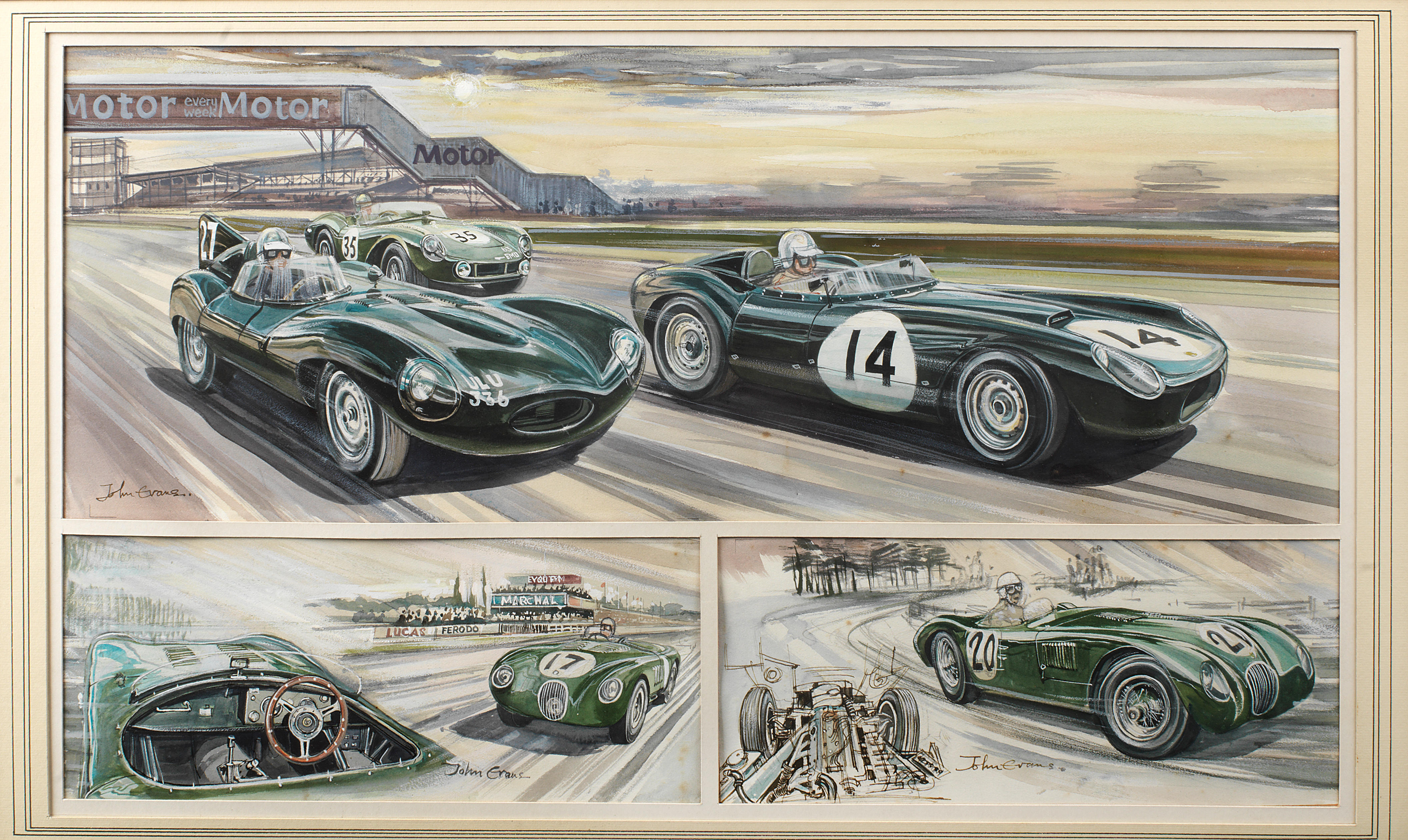 Bonhams Cars : John Evans (British 1943), 'British Racing Green', an ...