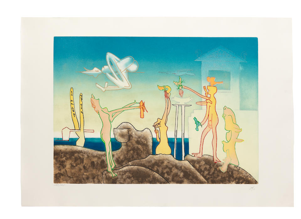 Bonhams : Roberto Sebastián Matta (1911-2002) Héraclite, L'Arc, Obscure ...