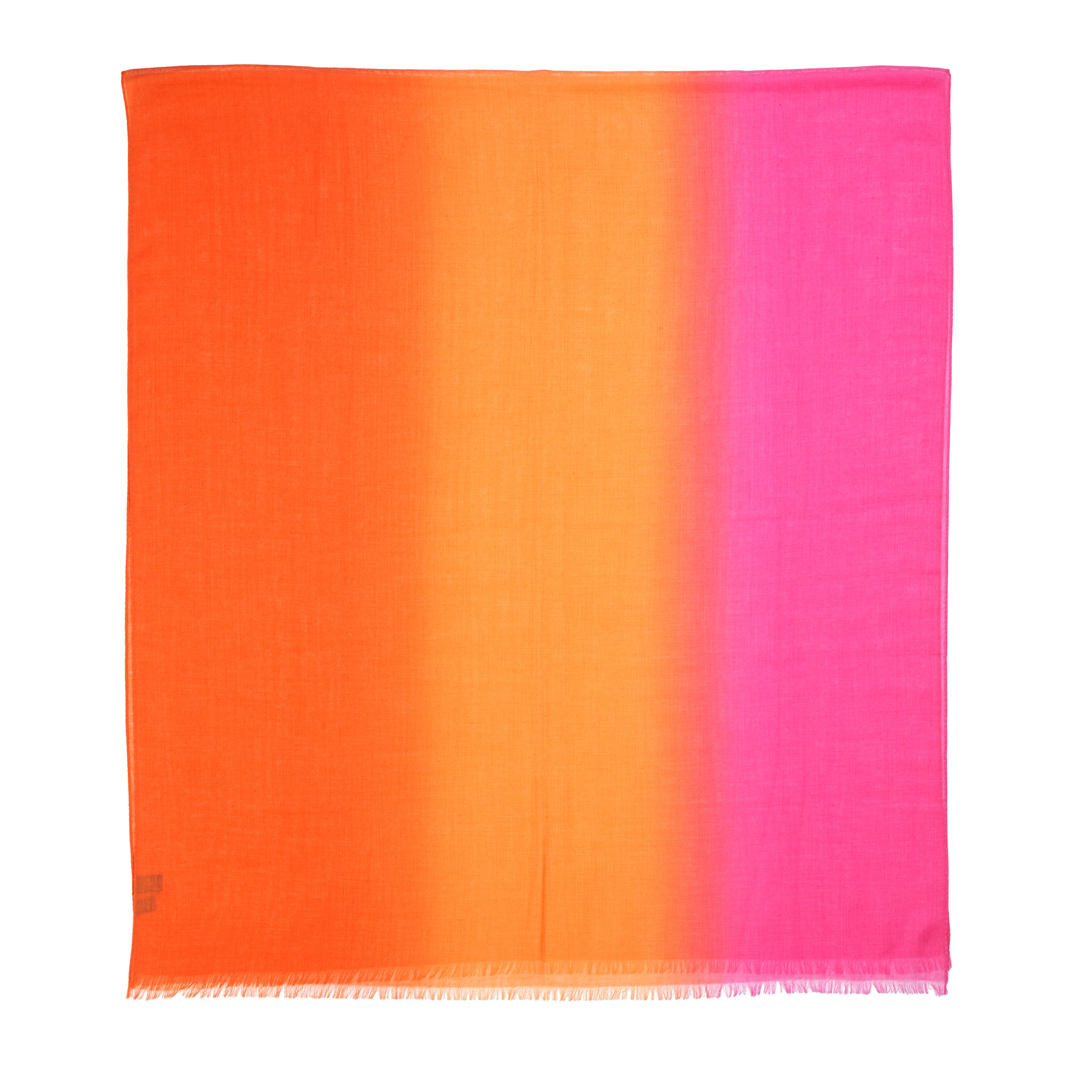 Bonhams : Pink and Orange Ombre Shawl, Loro Piana,